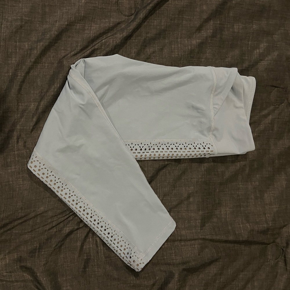 Grey blue 7/8 yoga pants